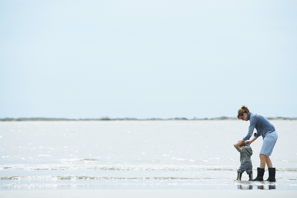 family on seabrook island beaches