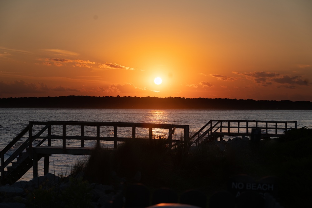 Seabrook Island at sunset
